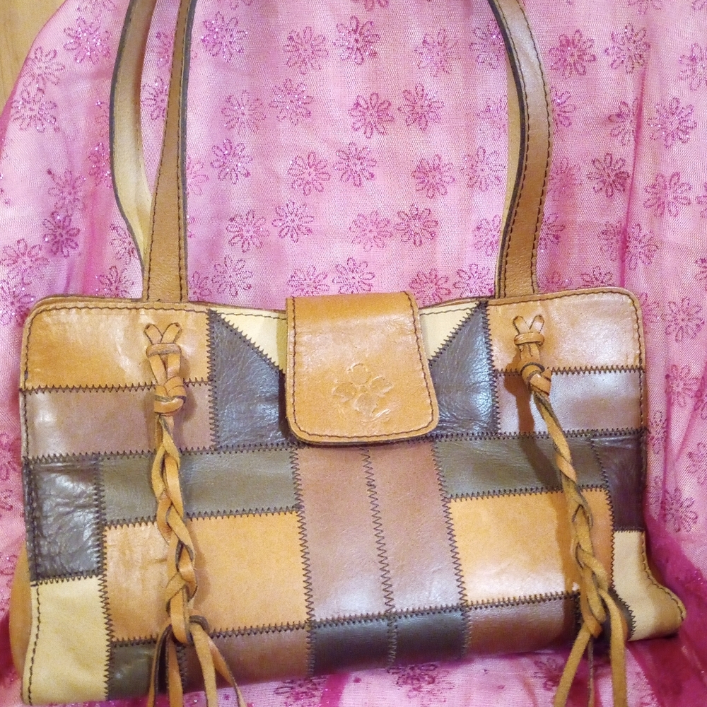 Patchwork Leather Shoulder Bag